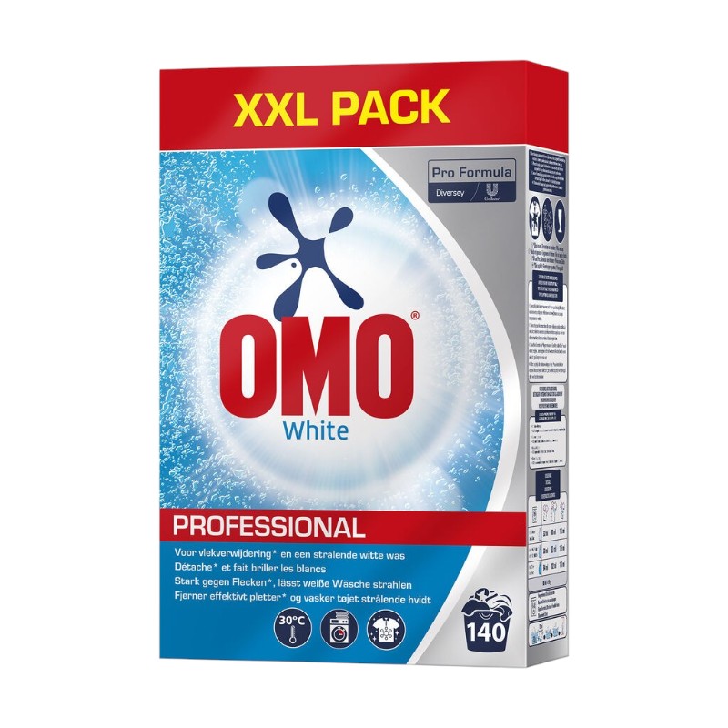 OMO Professional White - Waschpulver auf Bleichbasis - 7kg